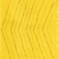 thumbnail image 1 of Ahgly Company Machine Washable Indoor Square Solid Yellow Modern Area Rugs, 7' Square, 1 of 4
