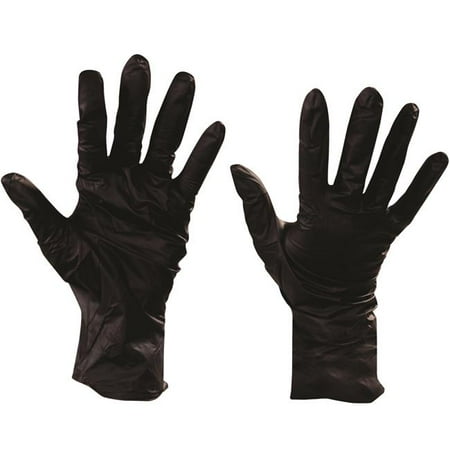 

Nitrile Gloves with Beaded Cuff Black - Medium - Case of 100