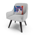 thumbnail image 3 of Frenchy' Animals Pets Painting Bold By Pat Saunders-White 16 X 16 Decorative Throw Pillow, 3 of 4
