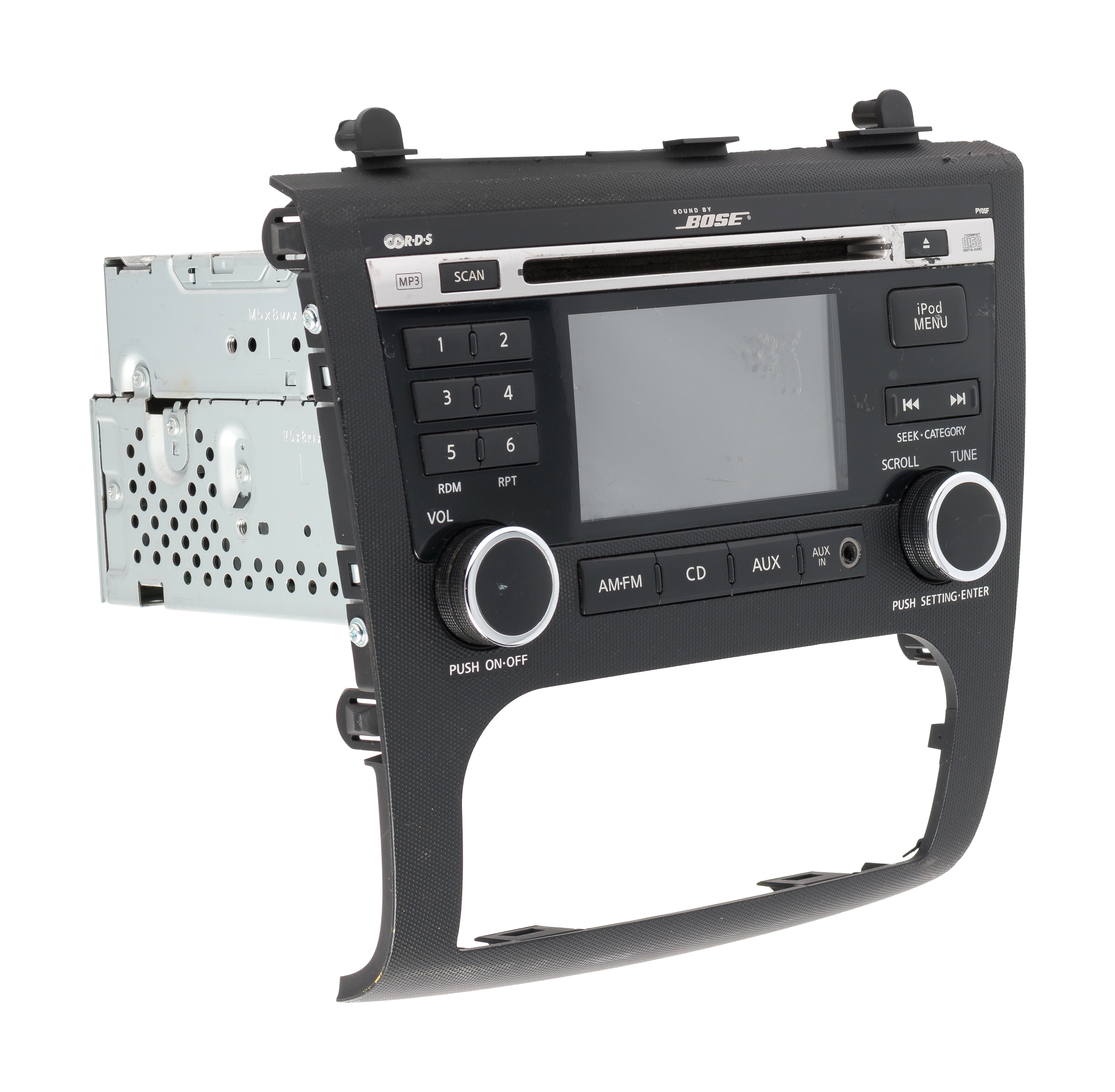 Restored 20102013 Nissan Altima AM FM Radio CD Player MP3 Aux Port 28185ZX00A Face PY05F (Refurbished)