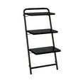 thumbnail image 4 of Sauder Black 3-Tier Leaning Bookshelf, Black Finish, 4 of 10