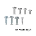thumbnail image 2 of CROSSDESIGN 800 License Plate Screws (100 each / 8 different) fit for Auto Dealers, 2 of 10