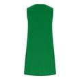 thumbnail image 7 of Wdgfv Girls School Uniform V-Neck Jumper Dress Pleated Pull-on Scooter Skirt Stretchy Cotton Flared Overall Dress, 7 of 7