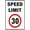 Warning Sign 1, variant on Speed Limit 30 Kph Sign - 8"x12" Vintage Metal Warning Sign, Traffic Speed Decor for Home Farm Bar Coffee Shop Club Road