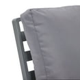 thumbnail image 2 of LeisureMod Walbrooke Modern Outdoor Loveseat with Grey Aluminum Frame and Removable Cushions for Patio and Backyard Garden, 2 of 10