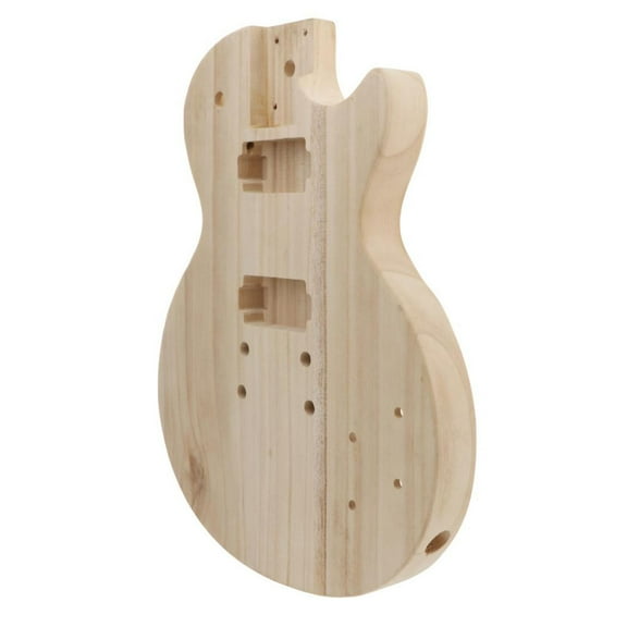 Unfinished Electric Guitar Hollow Maple Guitar Body Barrel Blank Suitable for DIY ST Guitar Parts, Perfect for Customizing