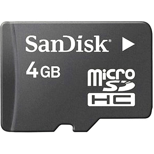 Sandisk Sdsdq 004g A11m 4 Gb Microsd High Capacity Microsdhc Card Walmart Com Walmart Com