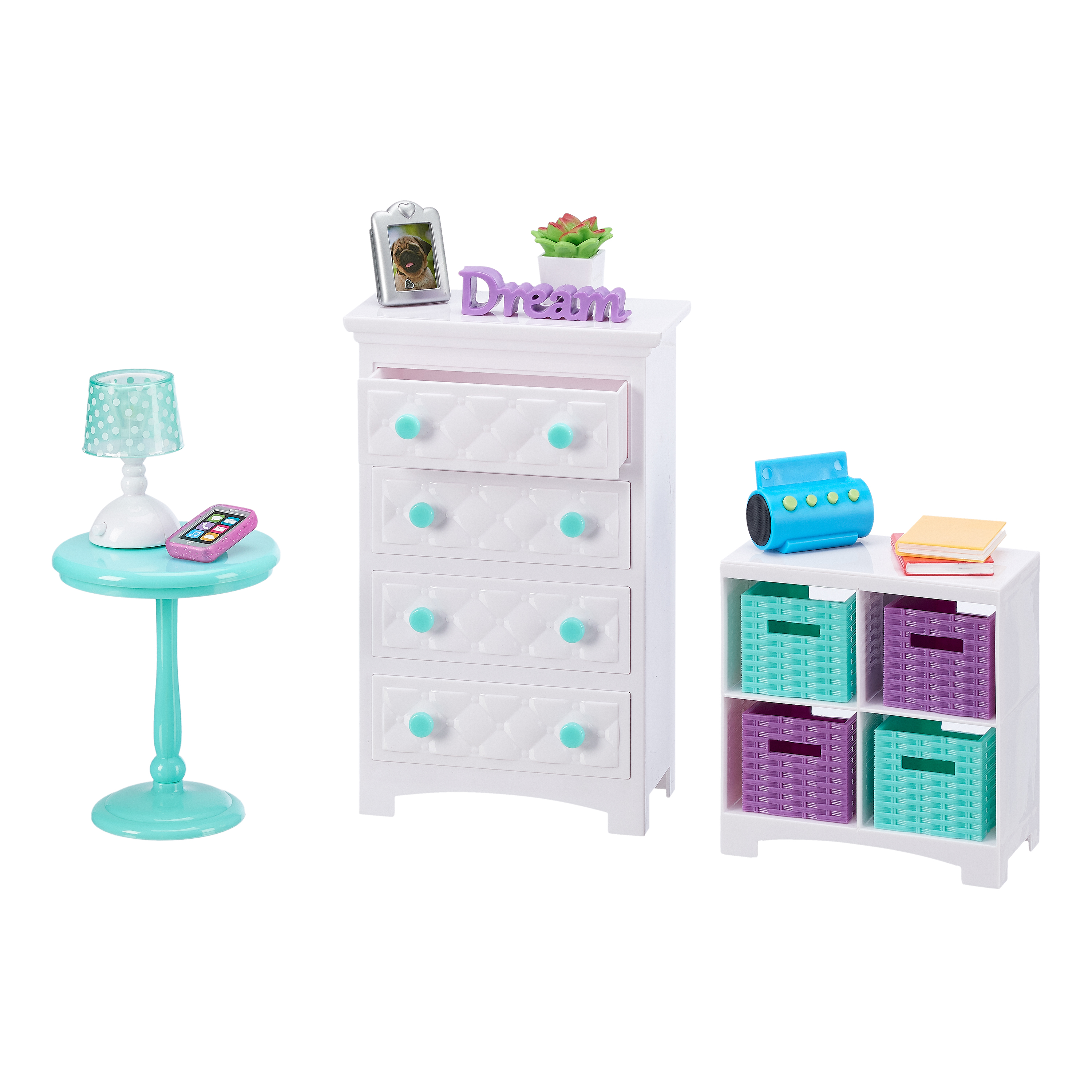 My Life As Bedroom Toy Accessories Play Set for 18inch Dolls, 16