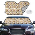 thumbnail image 2 of Balery Mushroom Print Car Windshield Sun Shade,Windshield Sunshade for Car Pickup Truck SUV Accessories-, 2 of 7