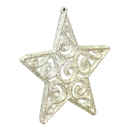 Christmas Ornament Sale Clearance Joyfeel Clearance 6pcs Christmas Ornaments Handcrafted Xmas Tree Ornaments Bell Tree Star Shape ()