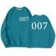 thumbnail image 2 of Squid Game Player Adult Hoodie for Men and Women – Official Green Track Hoodie, Ideal for Cosplay and Halloween Costumes Royal Blue 3X, 2 of 5