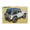 XHD Soft Top, Bowless, Black, Sailcloth; 97-06 Jeep Wrangler TJ Fits select: 1997-2003 JEEP WRANGLER / TJ, 2004-2006 JEEP WRANGLER / TJ X