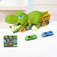 thumbnail image 4 of Dinosaurio Devorando Coche Vehículo Juguetes Portador Camión Dinosaurio Educación Temprana para Cumpleaños Y Niñas Niño 2 Mini Coches y Mapa Yotijar juguetes de dinosaurios, 4 of 7