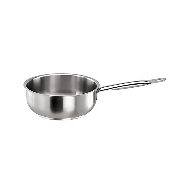 Paderno 11013-24 Poêle à Sauté en Acier Inoxydable 9 1/2 Pouces avec Poignée Qui Reste Froide