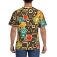 thumbnail image 2 of Rocae Robot and Monsters for Men's Moisture-Wicking Crew Tee - T-Shirt for Sports, Outdoor Activities, and Casual Wear3X-Large, 2 of 9