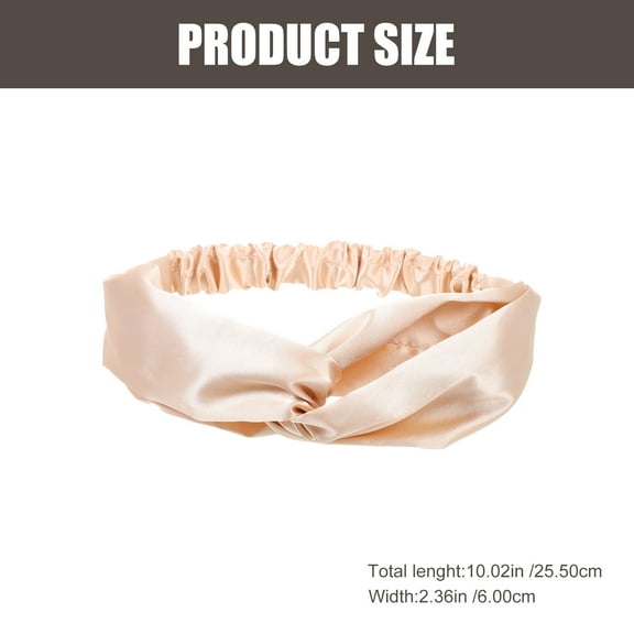 WHAMVOX Cloth Headbands for Women Comfortable Elastic Hairband with Assorted Colors for Home Use and Daily Pieces