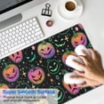 thumbnail image 4 of Long Mouse Pads for Desk,Colorful Halloween Pumpkins Desk Mats on Top Of Desks, Desk Mouse Pad Extra Large with 3mm Non-Slip Base and Stitched Edge for Gaming,Office,Work,Home 35.4"x15.7", 4 of 6