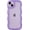 Purple, variant on MYKOMI for iPhone 14 Plus Case,Solid Color Curly Wave Frame Clear Soft Phone Case