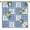 Blue-yellow, variant on Fruits Curtains, Cinnamon Sticks Star Anise Apples Window Treatments, Rod Pocket Thermal Insulated Drapes 2 Panel Sets for Bedroom Living Room, 55" W X 39" L