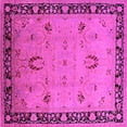 thumbnail image 1 of Ahgly Company Indoor Square Oriental Pink Industrial Area Rugs, 5' Square, 1 of 4