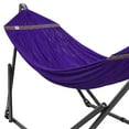 thumbnail image 6 of Tranquillo Universal 106.5" Double Hammock with Adjustable Stand, Purple, 6 of 12