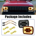 thumbnail image 7 of MFC 7x6 LED Headlights,Rectangular 5x7 Inch Headlamps with Hi/Lo Beam Daytime Running Light Turn Signal Light Compatible With for Jeep Wrangler YJ Cherokee XJ Chevy Nissan H5054 H6054LL, 7 of 7
