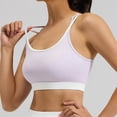 thumbnail image 5 of Vetsdori Workout Sports Bras for Women Wirefree Bralette Racerback Casual,Summer Padded Womens Bras, 5 of 9