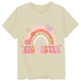 thumbnail image 4 of ibiyuan Big Sister Shirts for Girls Size 8 Promoted To Big Sis T-Shirt Big Sis Announcement Casual Short Sleeve Toddler Shirts Big Sister Gifts Basic Tee Girl Tops Size 7-8, 4 of 4