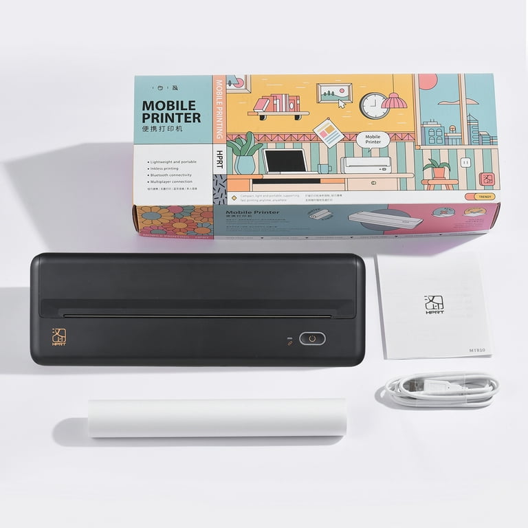 HPRT MT810 Portable Printer, A4 Wireless Bluetooth, Thermal HPRT MT810 Portable Printer, A4 Wireless Bluetooth, Thermal