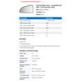 thumbnail image 2 of Left Door Mirror Glass - Compatible with 2005 - 2010 Chevy Cobalt 2006 2007 2008 2009, 2 of 2