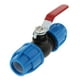 thumbnail image 1 of Válvula de Bola 3/4 Plástico Grifo Llave Agua para Jardín Acuario Caudal Conector Tubo de Riego - Núcleo de acero de 25 mm Sunnimix válvula de bola para tubería de riego, 1 of 7