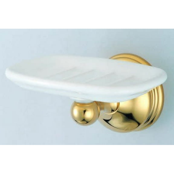 Elements Of Design Eba1165pb Wall Mounted Soap Dish From The St. Louis Collection - Brass