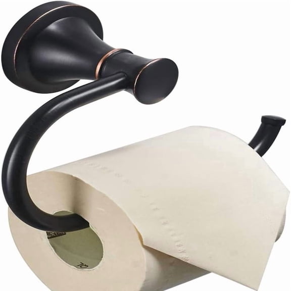 Oil Rubbed Bronze Toilet Tissue Paper Holder Oil Rubbed Bronze Bathroom Accessories Toilet roll Paper Hanger, Wall Mounted, Rustproof