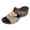 Black, variant on Lolmot Bohemian Fashion Non-slip Orthopedic Sandals, Vintage Ethnic Style Sandals, Slip On Sandals With Arch Support Beach Slippers