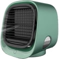 thumbnail image 1 of Ventilador enfriador de aire portátil 2 en 1, mini ventilador de escritorio de 3 velocidades con humidificación y conexión USB para el hogar, la oficina y el dormitorio., 1 of 4