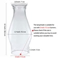 thumbnail image 2 of Lámpara de aceite para chimenea GXFCCYXT, base de 3 pulgadas, 21 cm de altura, vidrio transparente, 2 of 8