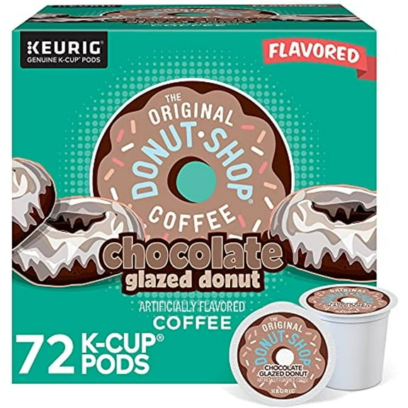 The Donut Shop Chocolate Glazed Donut Keurig Single-Serve K-Cup Pods, Medium Roast Coffee, 72 Count