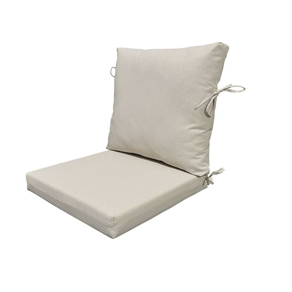 Better Homes & Gardens 20" x 20" Premium Beige Outdoor Dining Chair Cushion