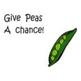 thumbnail image 2 of CafePress - Give Peas A Chance Infant Creeper - Baby Light Bodysuit, Size Newborn - 24 Months, 2 of 4