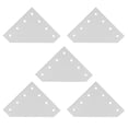 thumbnail image 2 of 5Pcs Jointure Renforcer Plaque Argent, Alliage d'Aluminium Forte Durable pour les Meubles, 2 of 8