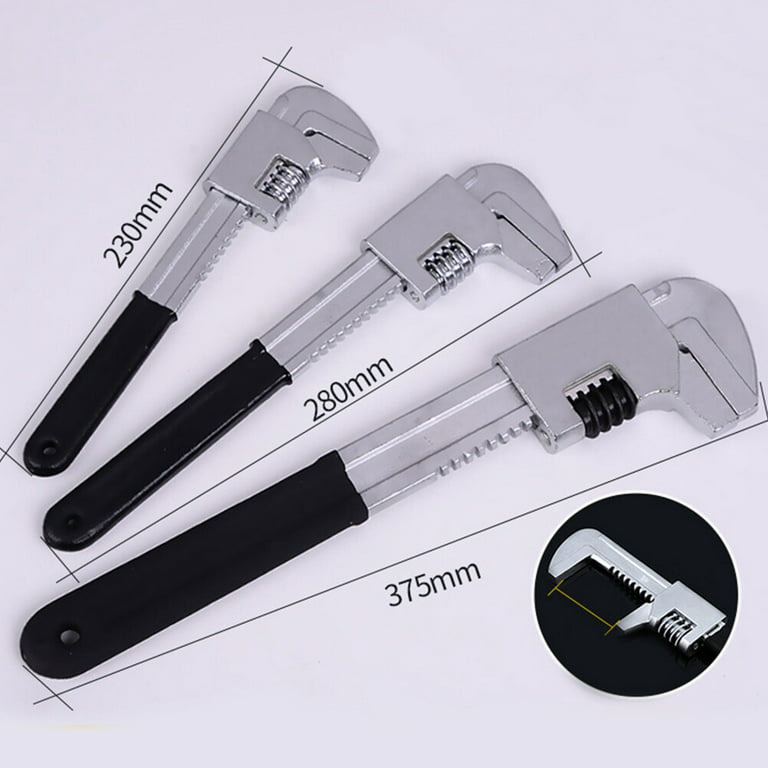 Fireclub Hand Tool Wrench 9-45mm Adjustable Multi-function Spanner  Universal Wrench Repair Tools For Home Car Pipe Plumbers - Outdoor Tools -  AliExpress