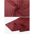 thumbnail image 4 of INSPIRE CHIC Women's Satin Neck Scarf Square Silky Solid Neckerchief Head Wrap Bandanas Burgundy 90x90cm/35.4x35.4 inches(LxW), 4 of 6