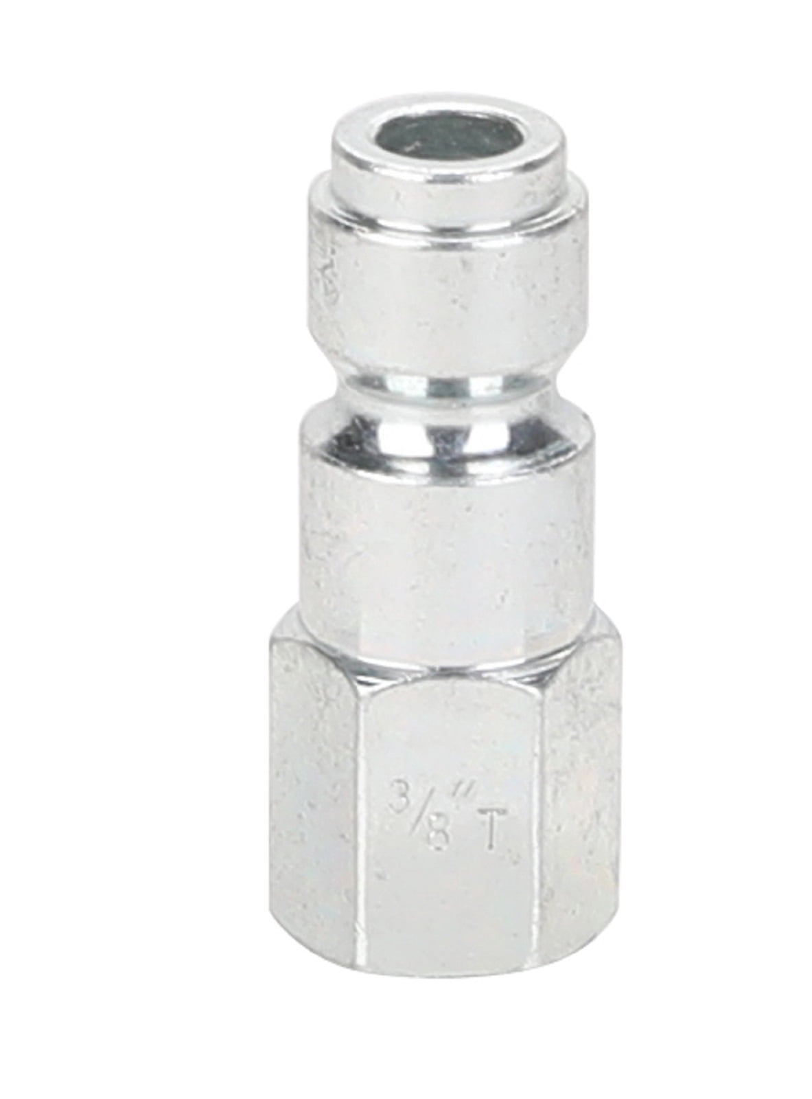 Hyper Tough 4-Piece 3/8-In Quick Coupler & Plug Set, Automotive Type, 3/8 Inch NPT Male & Female Threads Size, Brass & Steel material,