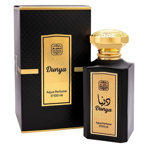 Naseem Dunya Aqua Perfume For Men 100ml, 3.4 Fl.oz. | Alcohol Free & Long Lasting Perfume For Boys - With Bergamot, Labdanum, Patchouli & Sandalwood Notes | Luxury Perfume For Daily Use