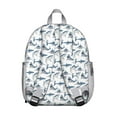 thumbnail image 3 of Abstract Ocean Student Backpack - Water-Resistant School Bag with Nautical Sea Life Cartoon Design, Lightweight and Comfortable for Outdoor Activities and Travel, 3 of 6