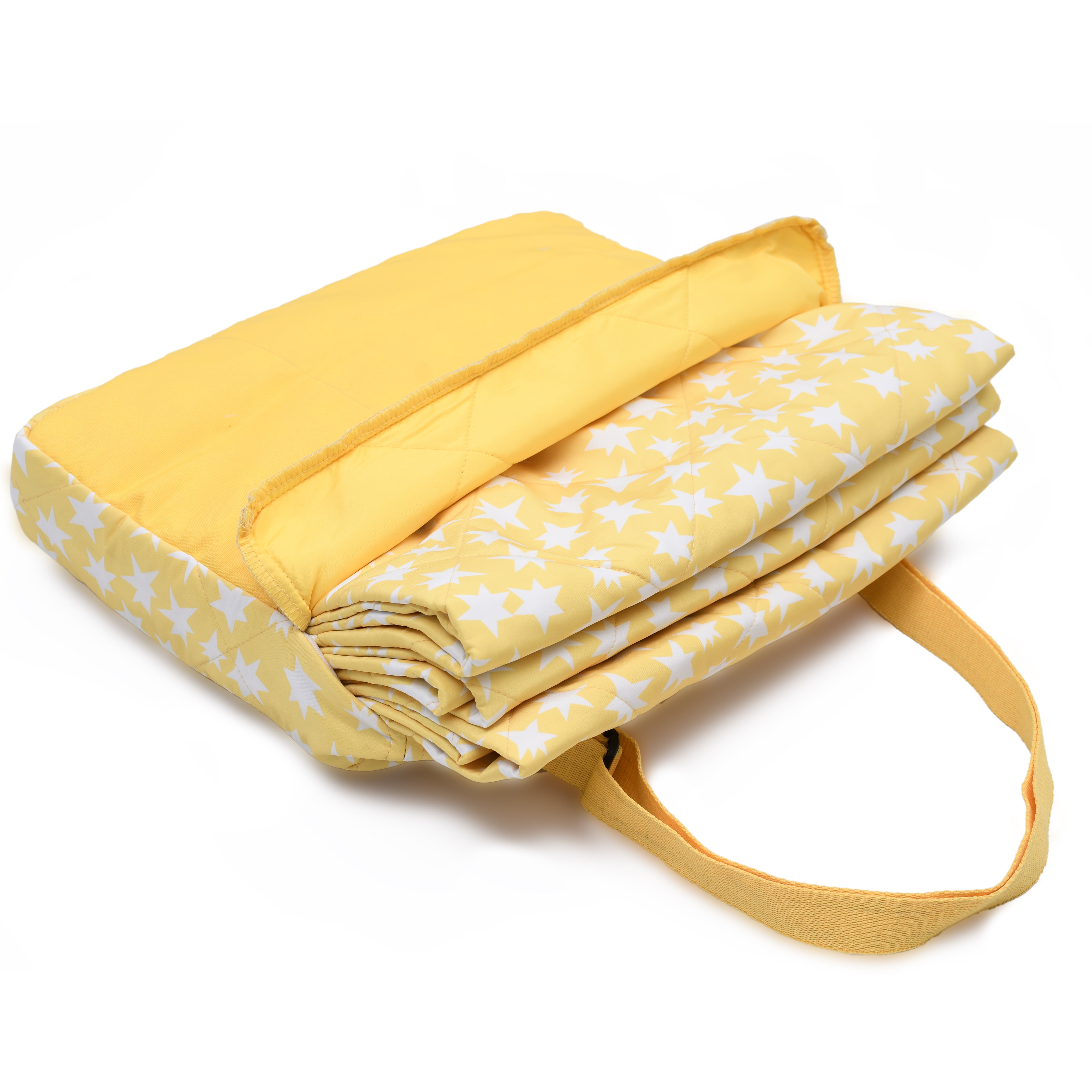 Mainstays Beach Blanket, Sand and Water Resistant, Blue Star, 79" x 59"