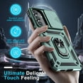 thumbnail image 5 of Cell Phone Cases For Samsung S25 FE Case Built in Slide Camera Lens Cover+Finger Ring Holder Kickstand,Heavy Duty Shockproof Full Body Phone Cover, 5 of 6