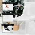 thumbnail image 3 of Vitesse Bar Stools Set of 4 Modern Swivel Bar Chairs, Barstools Counter Height with High Backrest, Adjustable Faux Leather Upholstered Bar Stool for Bar, Kitchen, Dining Room, 3 of 5