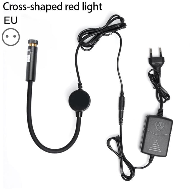 Magnetic LED Quilting Light for Sewing Machines, Adjustable Gooseneck Sewing Guide with Multi-Mode Line/Cross/Dot Guiding, USB Powered Work Light for Lathe & Woodworking, 13-inch Arm
