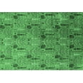 thumbnail image 1 of Ahgly Company Indoor Rectangle Oriental Emerald Green Industrial Area Rugs, 5' x 7', 1 of 4